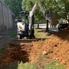 Digging Up a Manhole in Atlanta, GA